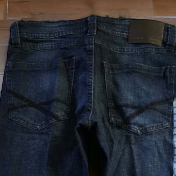 NWT AXEL MFG CO (32X32) Blue Denim Slim Boot - Picture 5 of 7